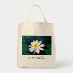 Tote Arte pelo bolsa do mantimento do lírio de água