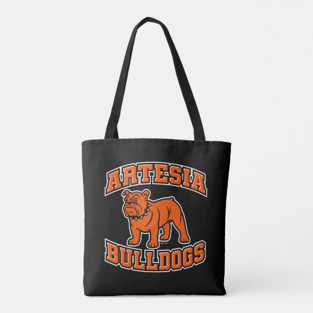 Tote Artesia Bulldog "Orange Dog" Bolsa (Verso)
