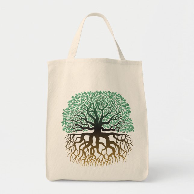 Tote Árvore com o bolsa do mantimento das raizes (Frente)