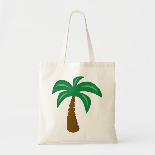 Tote Árvore Palm - Bolsa de Orçamento (Frente)
