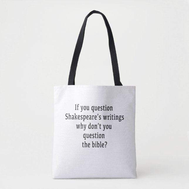 Tote As gravações de Shakespears Bolsa (Frente)