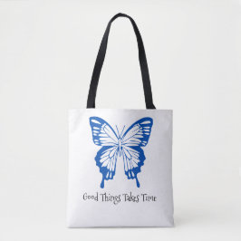 Tote "Asas da Elegância: Bolsa da Bela Flutuante"
