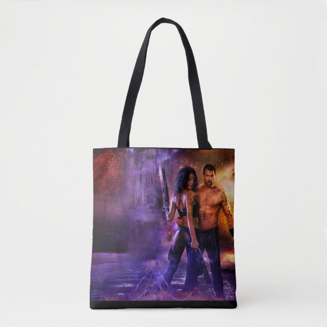 Tote Ashwin & o bolsa impresso diácono (Frente)