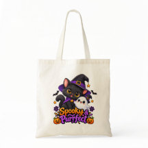 Assustador & Perfeito – Bolsa de Gato de Halloween