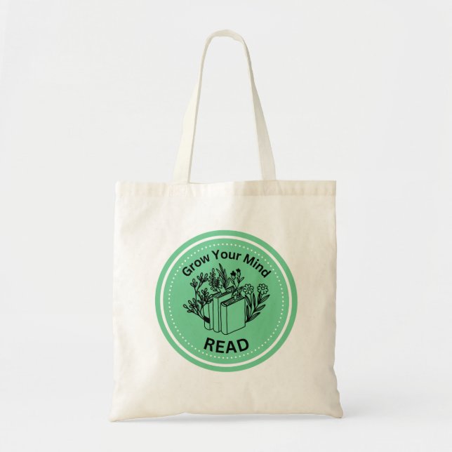 Tote Aumente sua mente: Leia Bolsa (Frente)