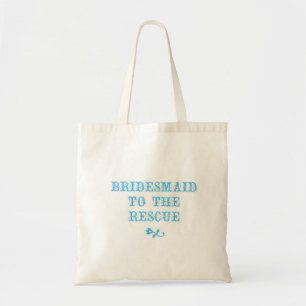 Tote Azul do bolsa da dama de honra