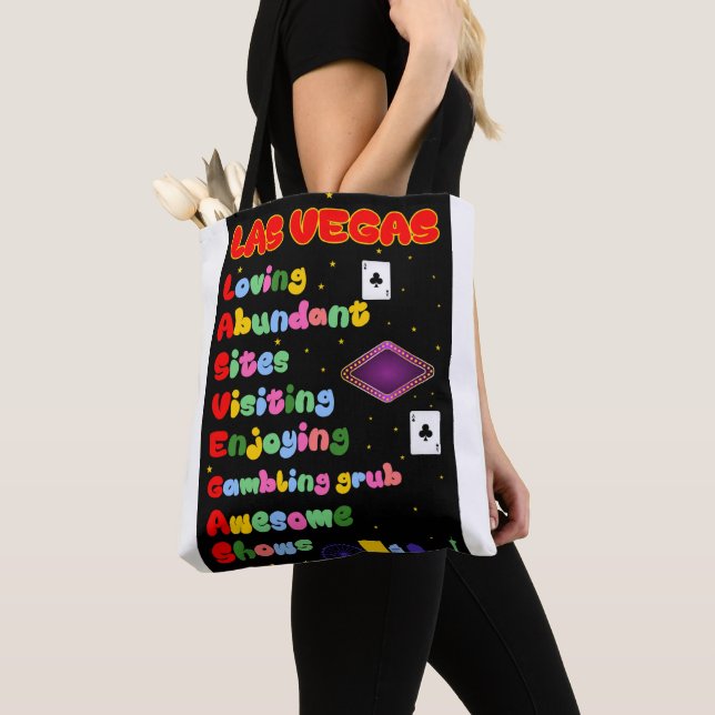 Tote Bag (Acrônimo de Las Vegas) (Close Up)