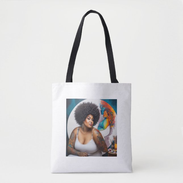 tote bag afro (Frente)