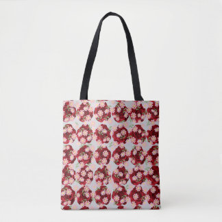 Tote Bag All-Over-Impressão com Desi de padrão flo