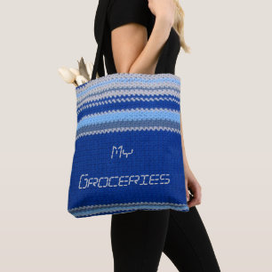 Tote Bag (ao) - Frisas em Azul