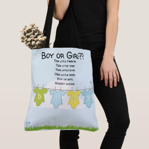 Tote Bag Babyshower Maternity Gift Bag Boy Girl