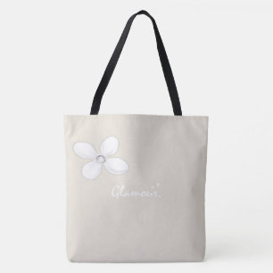 Tote Bag Beige Glamor Floral
