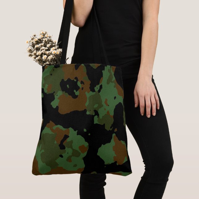 Tote Bag camouflage army (Close Up)