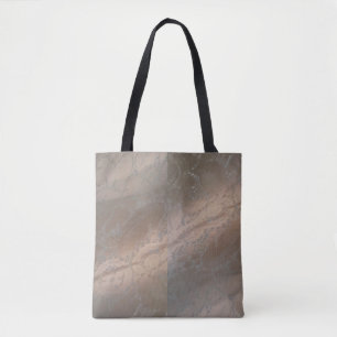 Tote Bag com Design de espiral bege