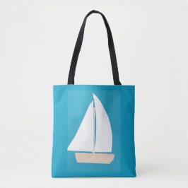 Tote Bag com Design de veleiro