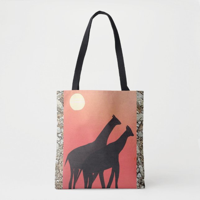 Tote Bag com Giraffe Design (Frente)
