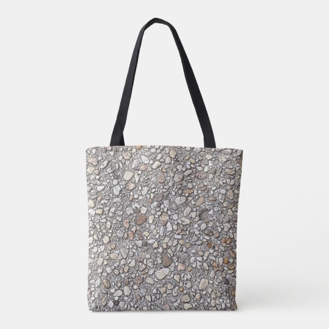 Tote Bag com Rocky Beige Design (Verso)