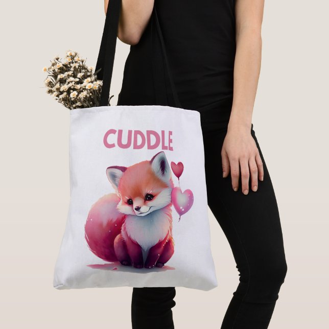 Tote Bag cuddle (Close Up)