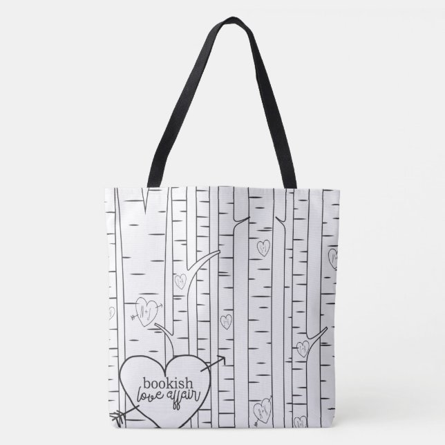 Tote Bag de Dois Casos de Amor Bookish Tonados (Frente)