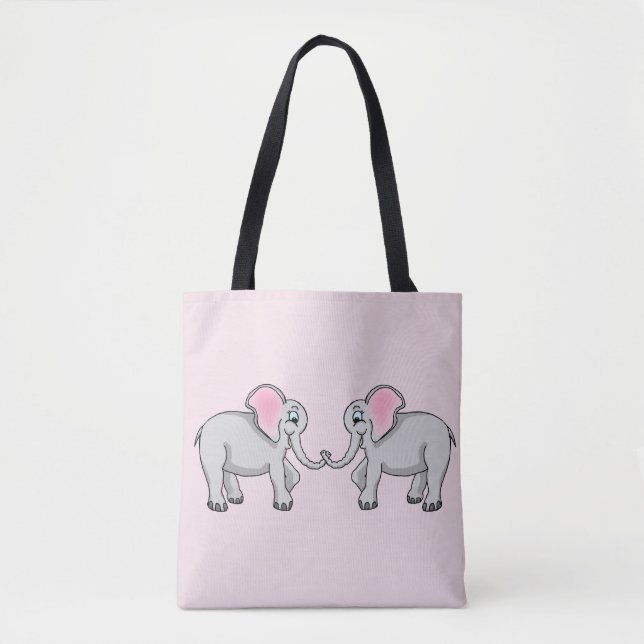 Tote Bag de Elefantes (Frente)