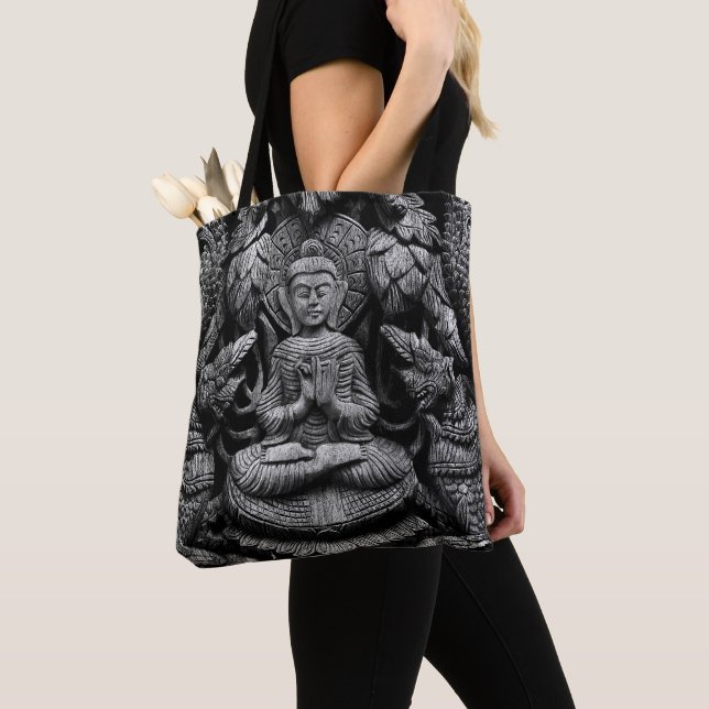 Tote Bag de Estátua Buda Asiática (Close Up)