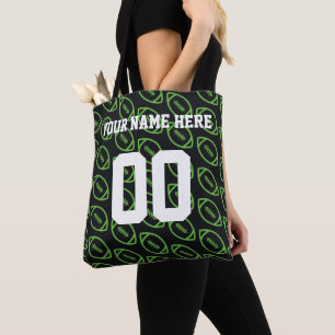 Tote Bag de Futebol Verde Personalizado