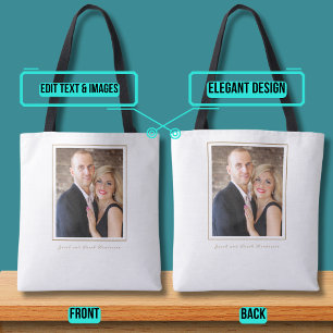 Tote Bag de Lado Duplo com Foto