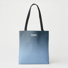 Tote Bag de Ombre Azul - Cor Suave, Espírito Forte