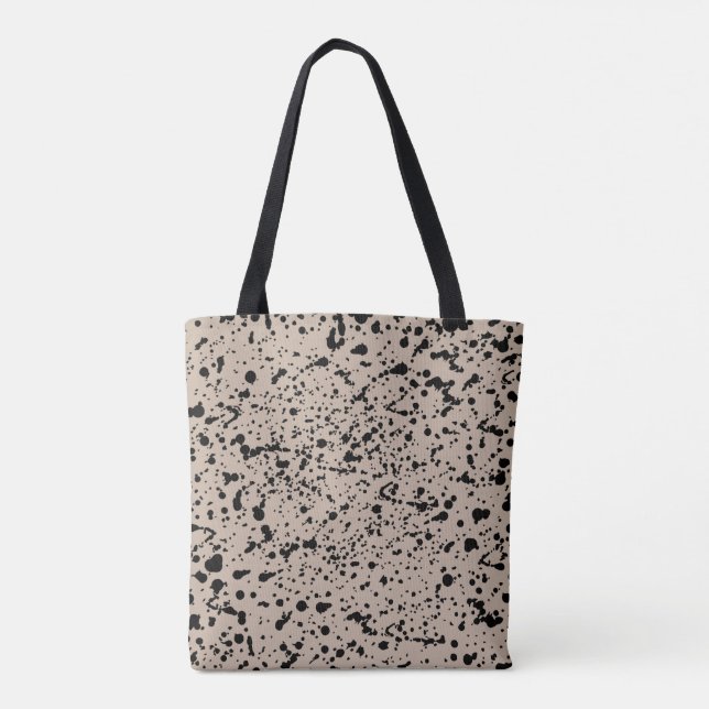 Tote Bag de Padrão de Pontos (Verso)