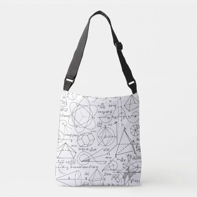 Tote Bag de Padrão Matemático (Frente)
