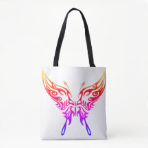 Tote Bag, design 'Butterfly Aura', mulheres