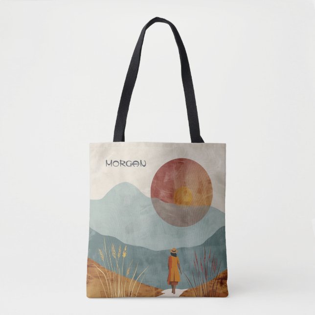 Tote Bag estética personalizada - Nome personaliza (Frente)