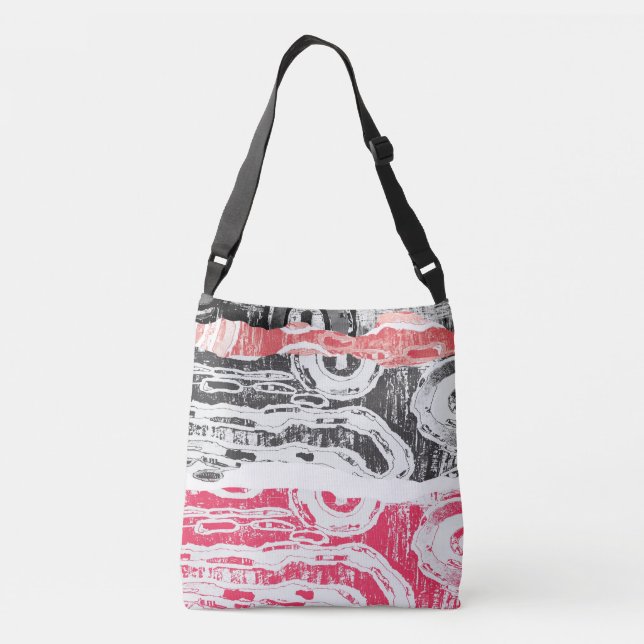 Tote Bag – Friction Lands Abstract Design (Verso)
