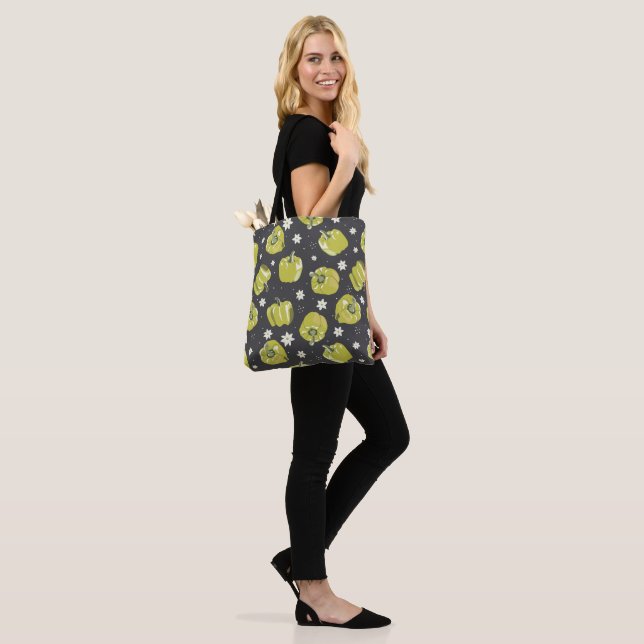 Tote Bag Green Pepper Espalhado (No(a) Modelo)