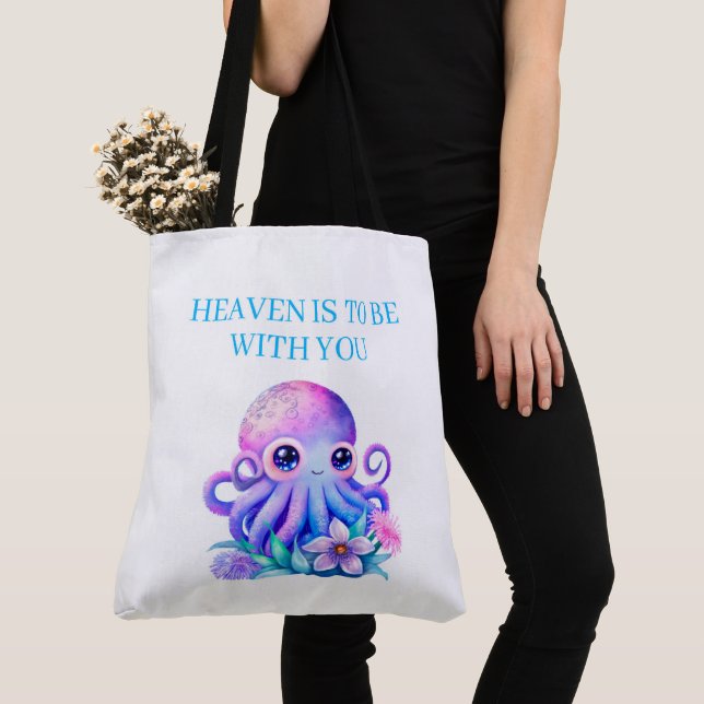 Tote Bag heaven is to be with you (Close Up)