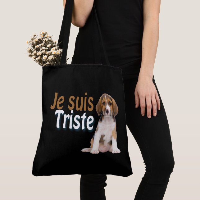 Tote Bag Je suis triste (Close Up)