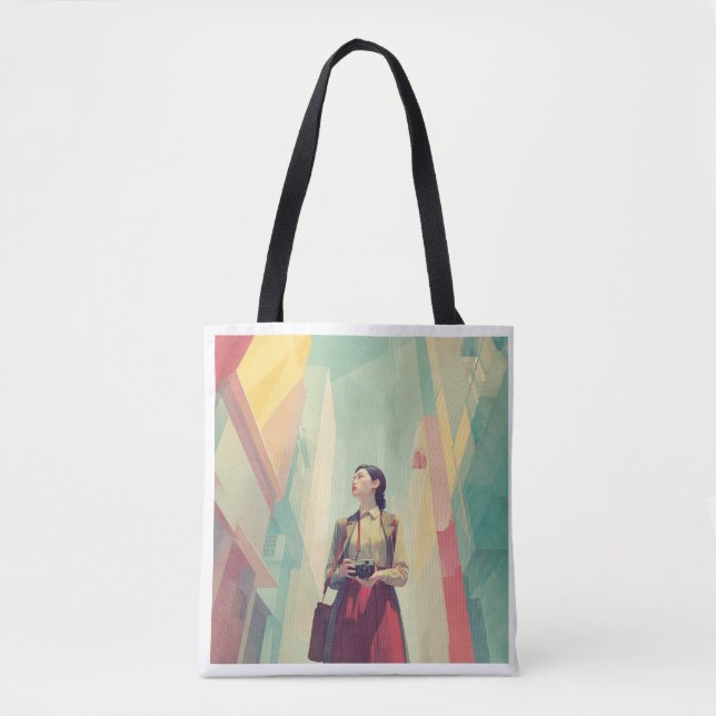 Tote bag Kazuko photographe (Frente)