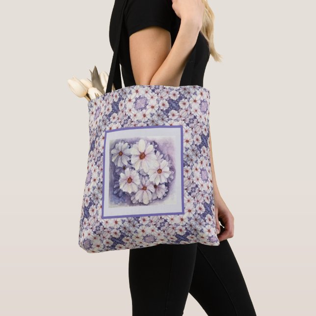 Tote Bag Lavanda African Daisies (Close Up)