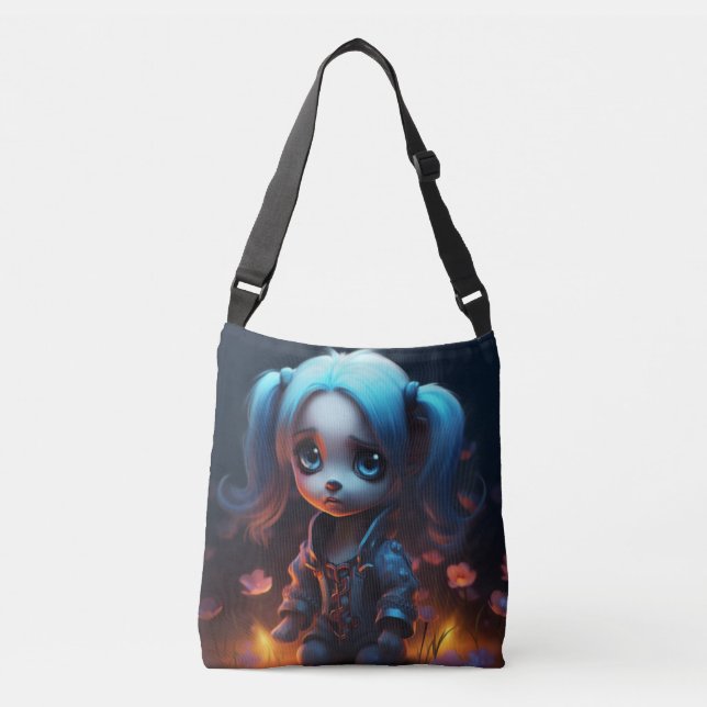 Tote Bag Little girl with beautiful hair (Frente)