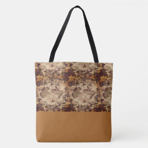 Tote Bag LRGE Brown Caramel Camo