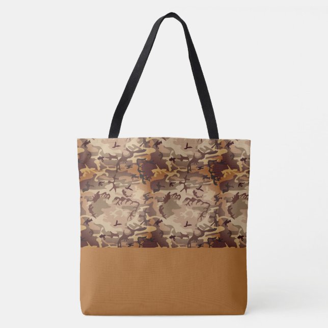 Tote Bag LRGE Brown Caramel Camo (Frente)