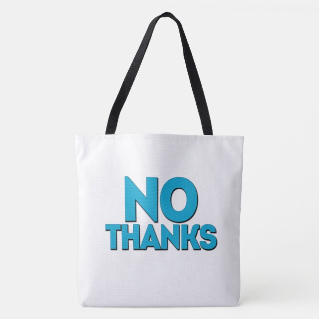 Tote Bag No thanks (Frente)