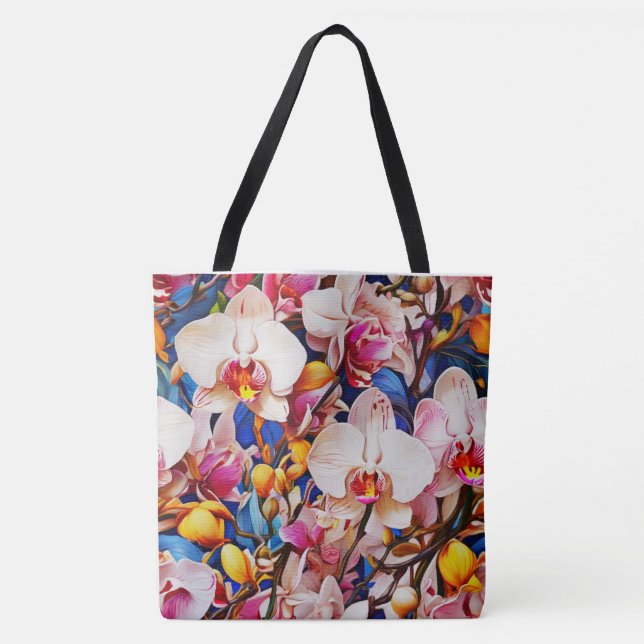 Tote Bag Orquídeo Brilhante (Frente)