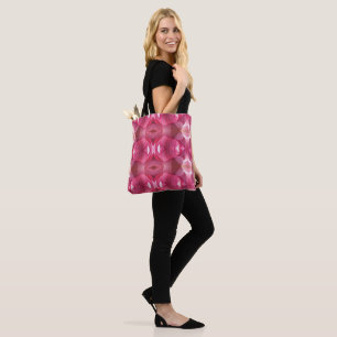 Tote Bag Pink Lotus Abstrato