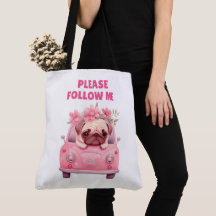 Tote Bag Please follow me 