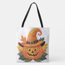 Tote Bag Pumpkin Halloween Séris 7 02