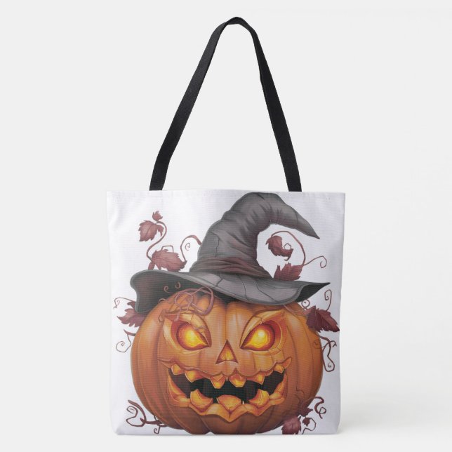 Tote Bag Pumpkin Halloween Séris 7 03 (Frente)