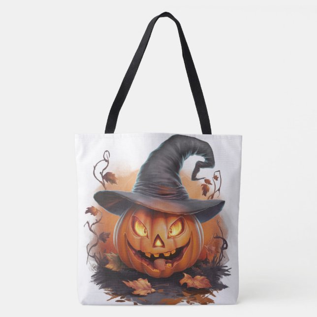 Tote Bag Pumpkin Halloween Séris 7 04 (Frente)