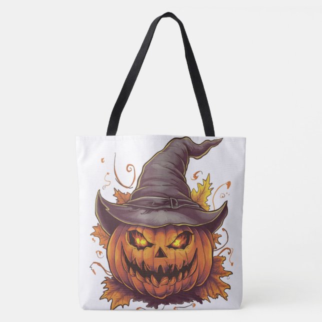 Tote Bag Pumpkin Halloween Séris 7 05 (Frente)