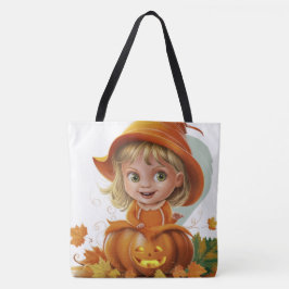Tote Bag Pumpkin Halloween Séris 7 16